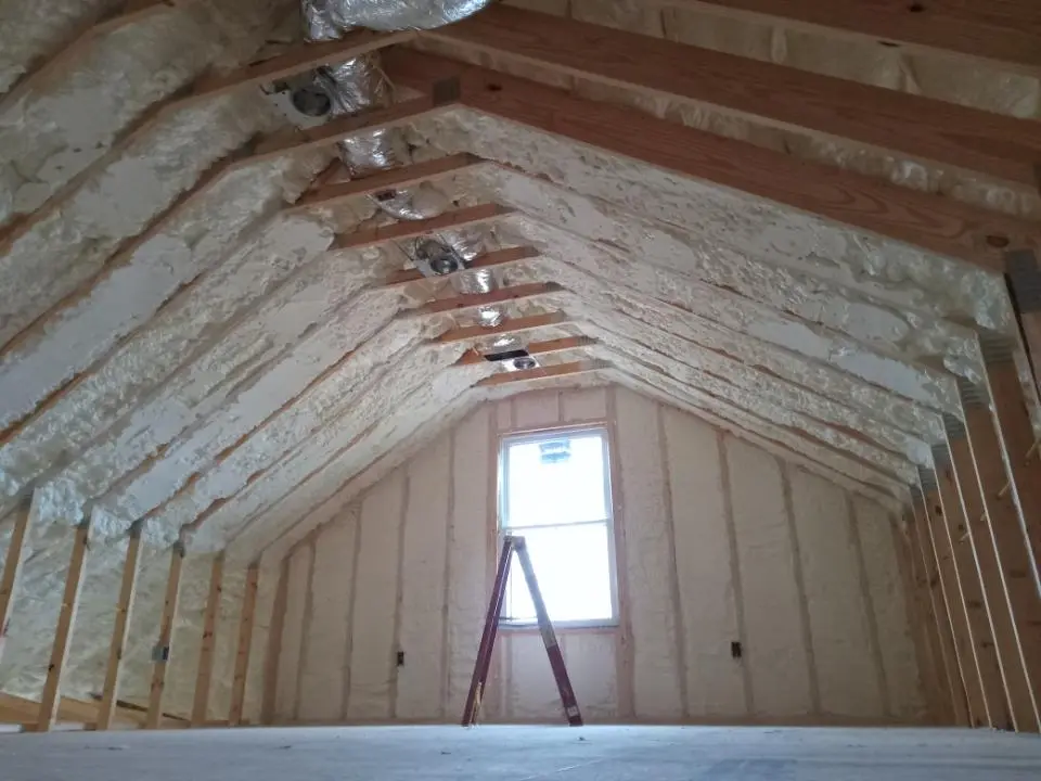 Spray foam roofing application for Crawl Space Insulation project in Centennial